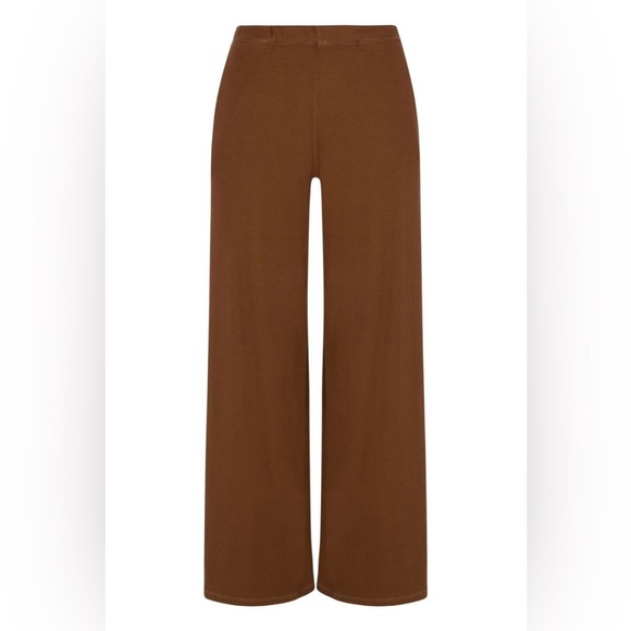 New SPRWMN Walnut WIDE LEG PANTS size Medium - Picture 3 of 10